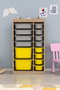Hanah Home Montana Xs 2D4N8U - Gris Sonomo y Amarillo
